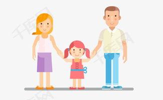 图片一家三口牵手图片